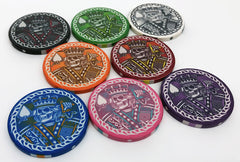 King of Spades Custom Ceramic Poker Chip Sample Pack – Poker