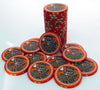 The King of Spades Custom Ceramic Poker Chips - Orange