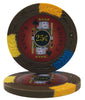 King's Casino 14 Gram Clay Poker Chips in Wood Walnut Case - 300 Ct.