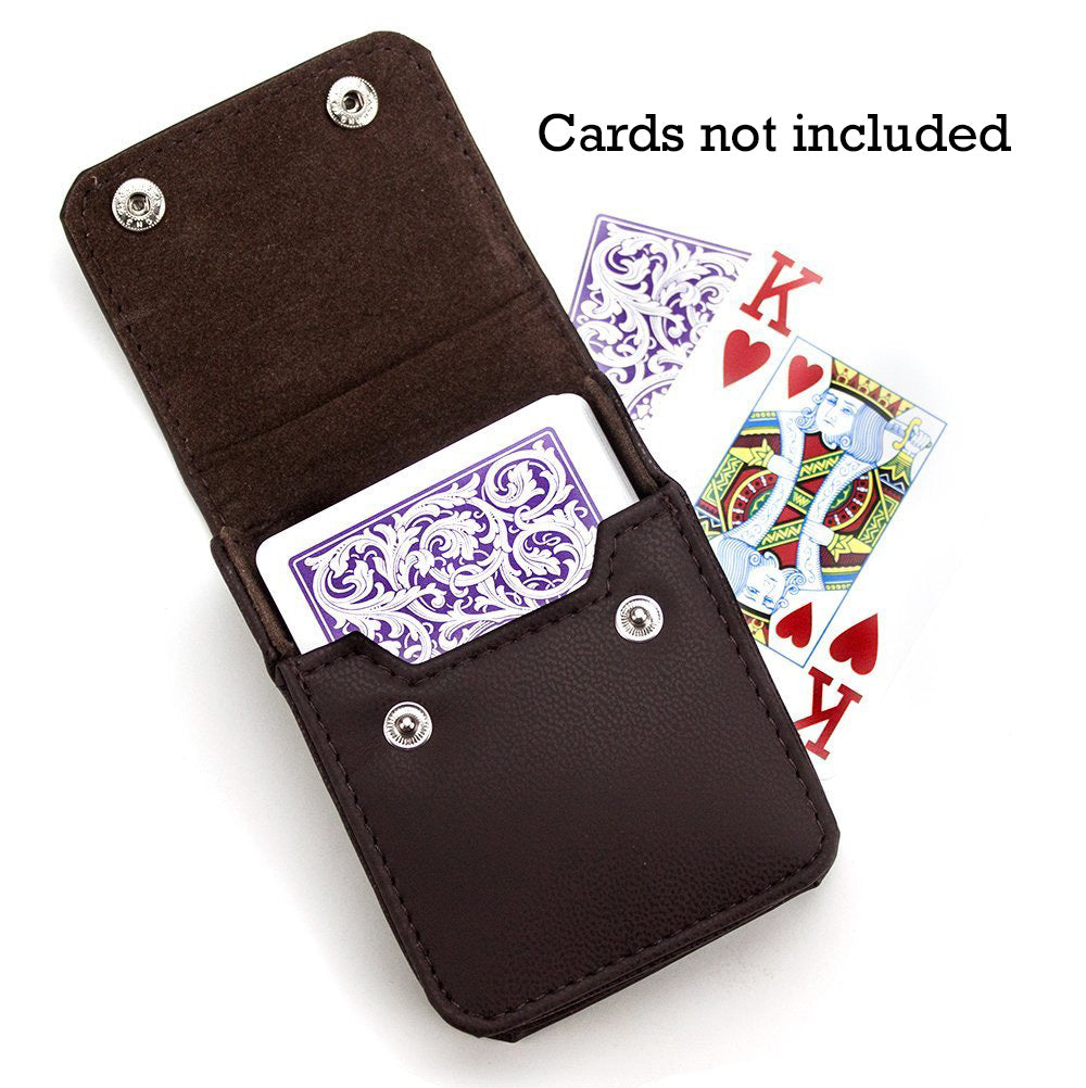 Single Deck Leather Playing Card Case – Poker Chip Lounge Single Deck Leather Playing Card Case – Poker Chip Lounge