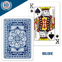 Blue Brybelly Elite Medusa Deck - Poker (Wide) Size / Regular Index