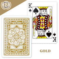 Gold Brybelly Elite Medusa Deck - Poker (Wide) Size / Regular Index