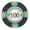 Fichas de póquer de arcilla Milano de 10 gramos en caja de aluminio estándar - 300 ct.