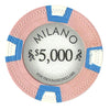 Milano 10 Gram Clay Poker Chips in Wood Walnut Case - 300 Ct.