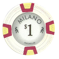 Milano 10 Gram Clay Poker Chips in Aluminum Case - 750 Ct.