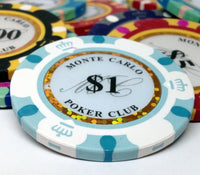 Monte Carlo 14 Gram Clay Poker Chips