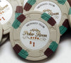 Monaco Club 13.5 Gram Clay Poker Chips - Face Shot - $1