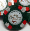 Monaco Club 13.5 Gram Clay Poker Chips - Face Shot - $25
