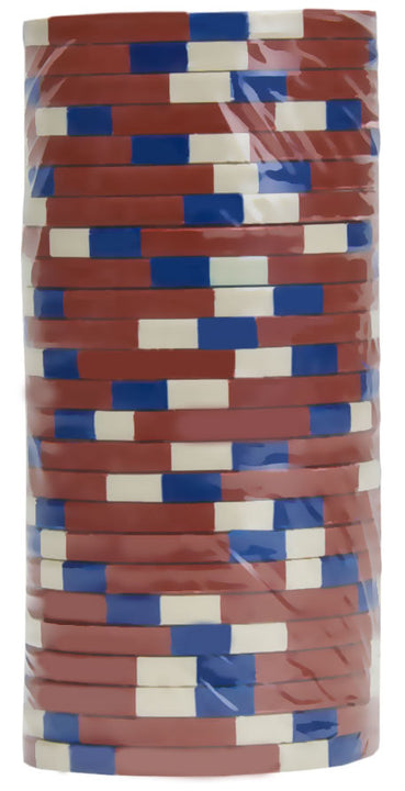 Monaco Club 13.5 Gram Clay Poker Chips - $5 Stack