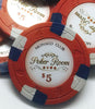 Monaco Club 13.5 Gram Clay Poker Chips - $5 Face Shot