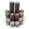 Monaco Club 13.5 Gram Clay Poker Chips Stacked - 300 Chips