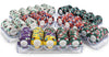 Monaco Club 13.5 Gram Clay Poker Chips In Acrylic Racks - 500 Chips