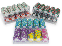 Includes 6-100 Capacity Acrylic Poker Chip Trays