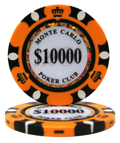 750ct Claysmith Gaming Monaco Club Chip Set in Mahogany CPMO-750M