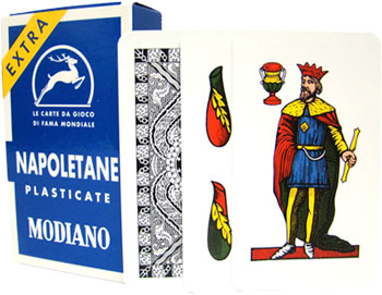 Modiano Napoletane 97/31 Plastic Coated Italian Regional Playing Cards