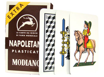 Modiano Napoletane 97/38 Plastic Coated Italian Regional Playing Cards