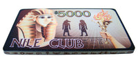 Nile Club 40 Gram Ceramic Poker Plaques - Pack of 5