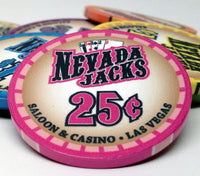 Nevada Jacks Saloon Series 10 Gram Ceramic Poker Chip Sample Pack - 8 Chips