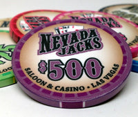 Nevada Jacks Saloon Series 10 Gram Ceramic Poker Chips