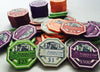 Custom Ceramic Poker Chips - Octagon Shaped - Sample Pack - 7 Chips