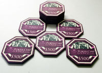 Custom Ceramic Poker Chips - Octagon Shaped