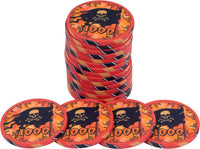 Ceramic Poker Chips - Pirate
