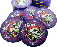 Pieces of Eight 10 Gram Ceramic Pirate Poker Chips