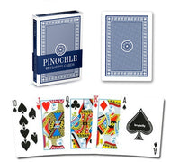 Unbranded Blue Pinochle Playing Cards - QTY 12