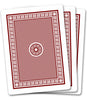 Unbranded Red Pinochle Playing Cards - QTY 12