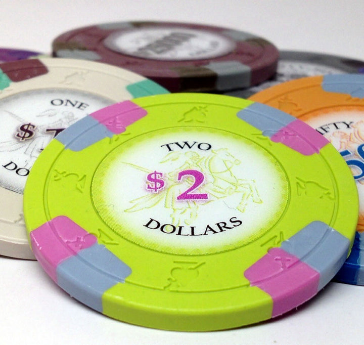 Poker Knights 13.5 Gram Clay Poker Chips