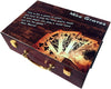Vintage Royal Flush Custom Printed Mahogany Wood Poker Chip Case - 500 Chip Capacity