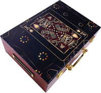 King of Spades Custom Wood Poker Case With No Customization