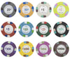 Poker Knights 13.5 Gram Clay Poker Chips - Layout Of All Chips