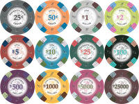 Poker Knights 13.5 Gram Poker Chip Sample Pack - 12 Chips