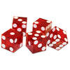 5 New Red 19mm Grd A Precision Dice w/ Matching Serial Numbers