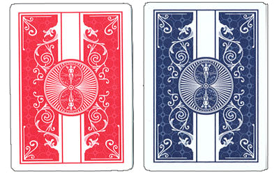 100% Plastic Bicycle Prestige Poker Size Red Blue Playing Cards