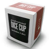 Professional Dice Cup with Five Dice in Package