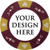 Prestige Series Custom Poker Chip - Purple