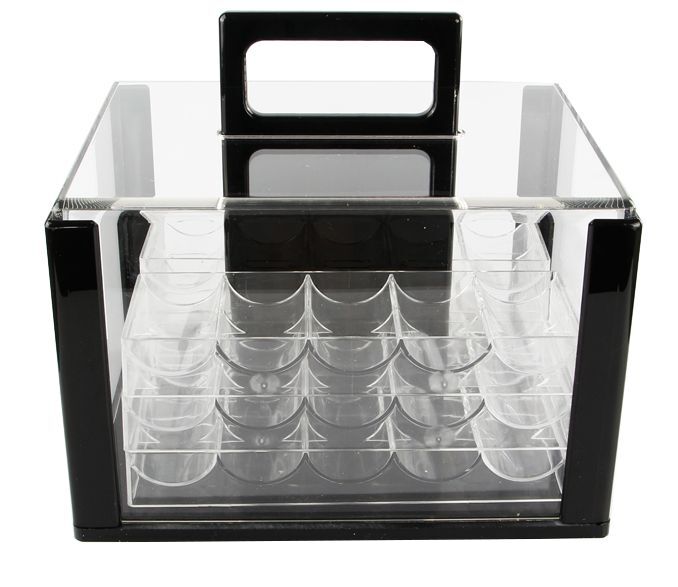 600 Acrylic Carrier - Shown With Chip Trays Inside