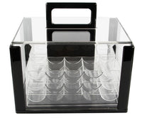 600 Capacity Acrylic Poker Chip Carrier With Trays