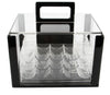 600 Capacity Acrylic Poker Chip Carrier With Trays