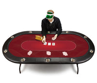 Red Sublimation Poker Table Felt