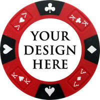Prestige Series Custom Poker Chip - Red