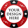 Prestige Series Custom Poker Chip - Red