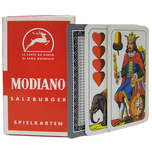Modiano Salzburger Plastic Coated Italian Regional Playing Cards