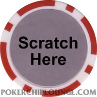 Custom Scratch Off Poker Chips