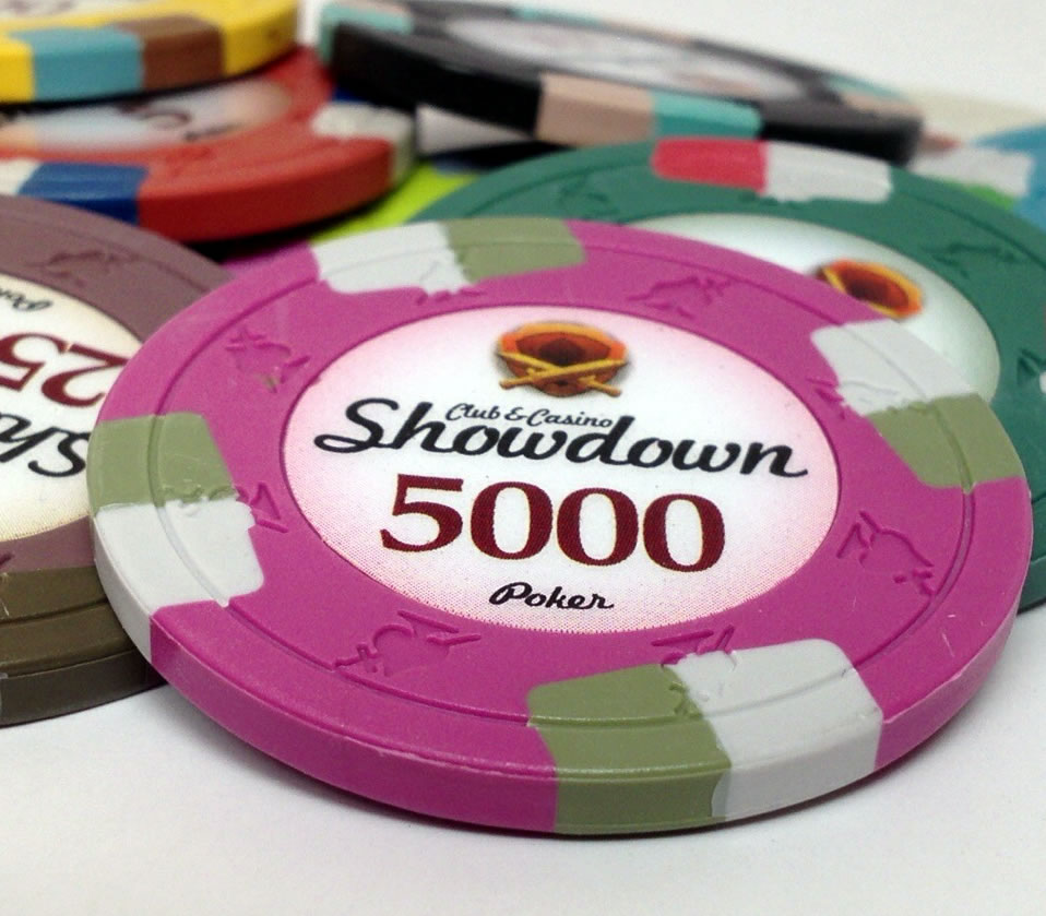 Showdown Club Poker Chips - Apache Poker Chips