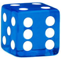 single blue 19mm dice