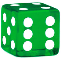 single green19mm dice