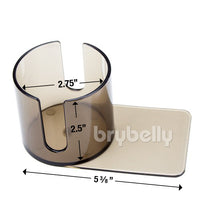 Small Plastic Cup Holder With Cutout